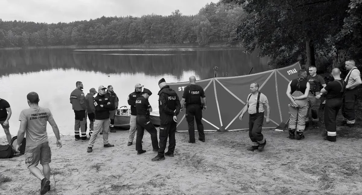 Tragedia pod Toruniem. Z jeziora wyłowiono ciało mężczyzny