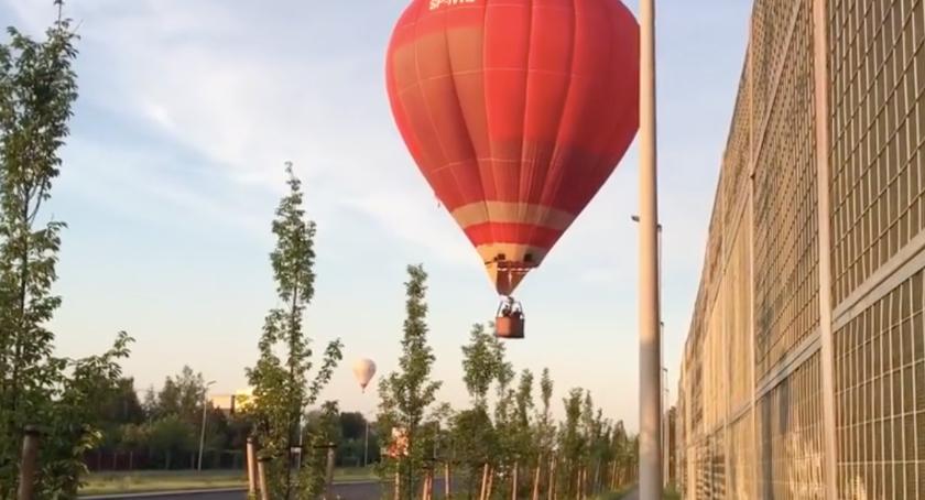 Balon wylądował... na Średnicówce! [WIDEO]
