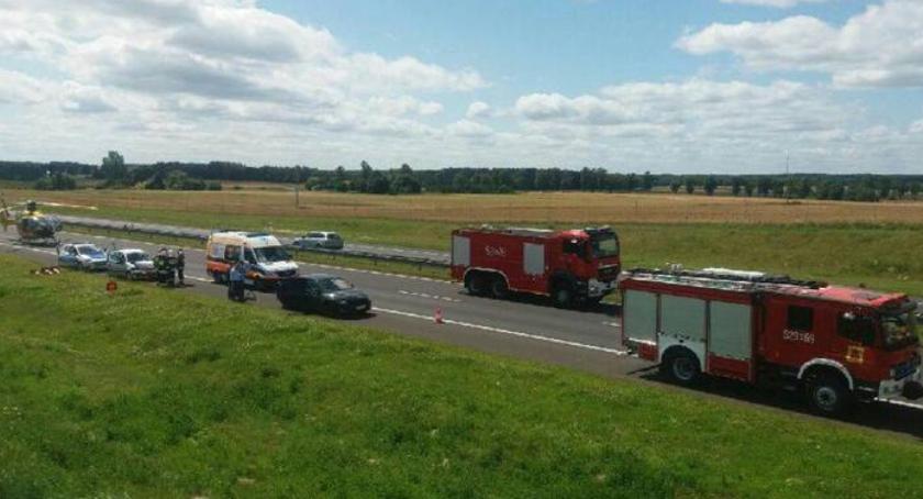 Karambol na A1. Uważajcie, autostrada zablokowana