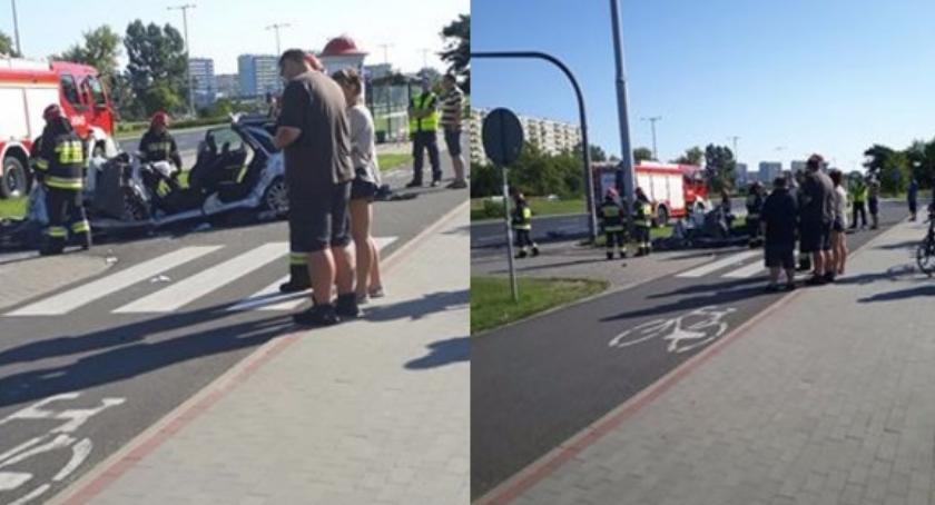 Wypadek na Szosie Lubickiej. Są ranni! [PILNE]