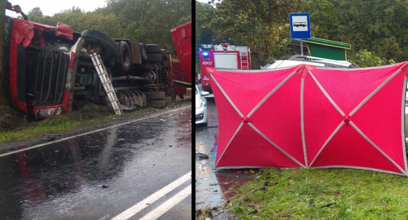Tragiczny wypadek na drodze Toruń - Brodnica. Zobacz zdjęcia! [FOTO]