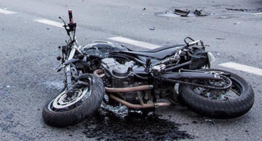 Uwaga! Zdarzenie z udziałem motocyklisty na Szosie Lubickiej 
