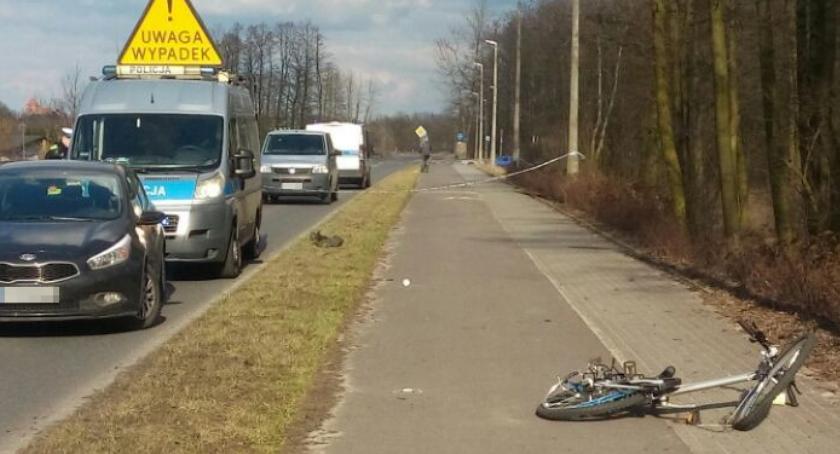 Śmiertelne potrącenie rowerzysty w Toruniu [FOTO]