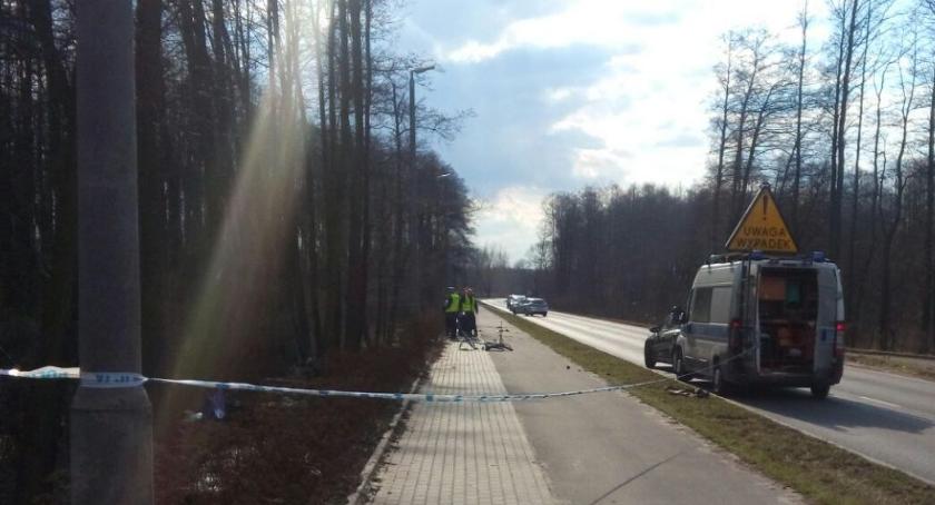 Śmiertelne potrącenie rowerzysty na Nieszawskiej. Jest zarzut dla kierowcy