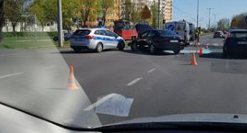 Wypadek w Toruniu. Jedna osoba trafiła do szpitala!