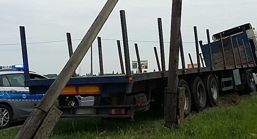 Drogowe zdarzenie pod Toruniem [FOTO]