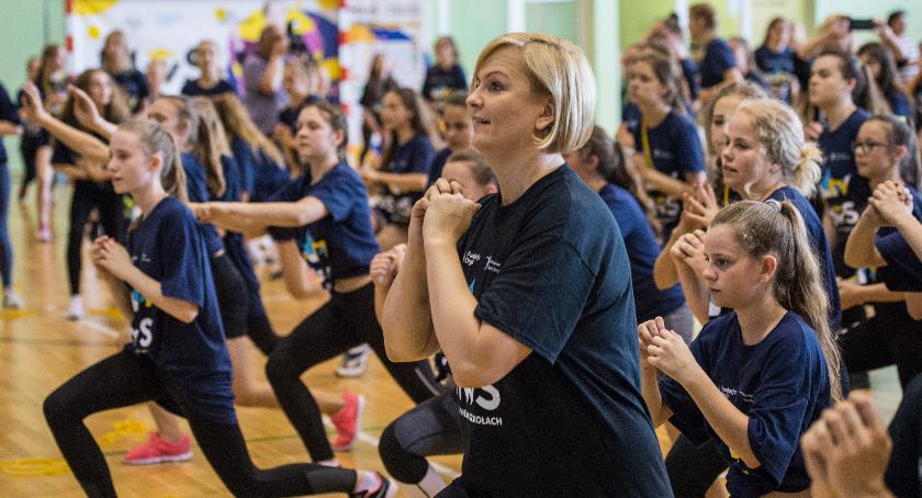 Wyjątkowa lekcja wychowania fizycznego. Nauczycielką została... Otylia Jędrzejczak [FOTO]