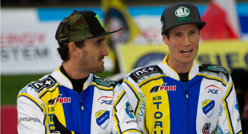 Chris Holder na wylocie z Get Well Toruń
