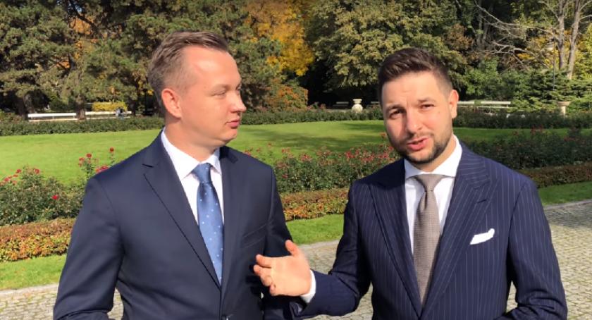 Patryk Jaki poparł kandydata do sejmiku naszego województwa