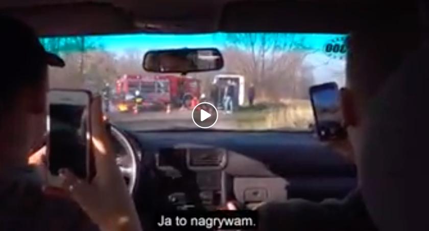 Mocny filmik udostępniony przez strażaków ze Złotorii. Daje dużo do myślenia... [WIDEO]