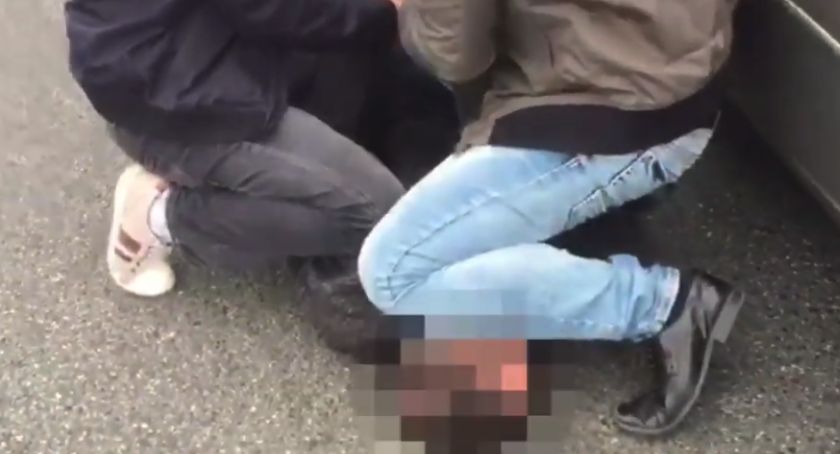 Akcja policjantów w Toruniu. Zobacz nagranie z momentu zatrzymania bandziora [WIDEO]