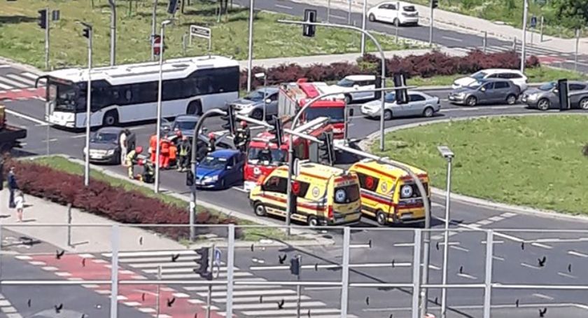 Wypadek w Toruniu. Dwie osoby trafiły do szpitala!