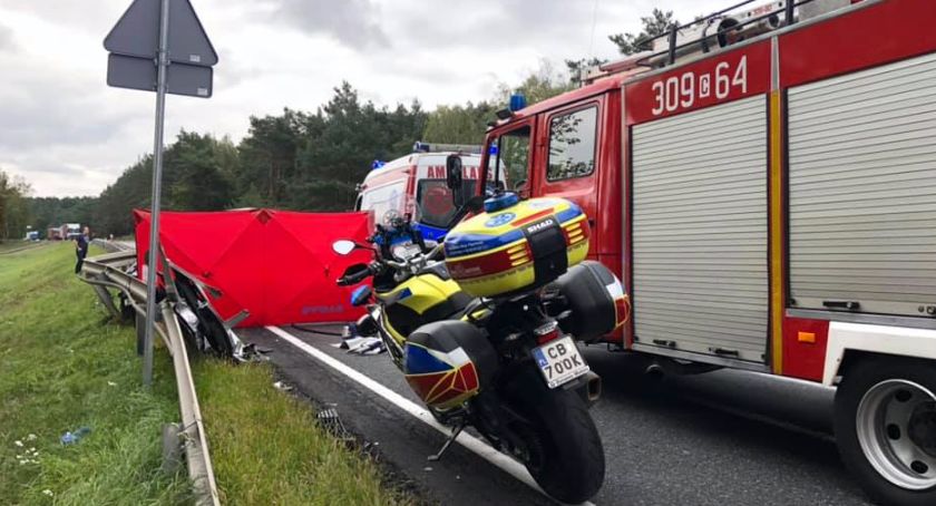 Tragiczny wypadek na trasie Toruń - Bydgoszcz [FOTO]