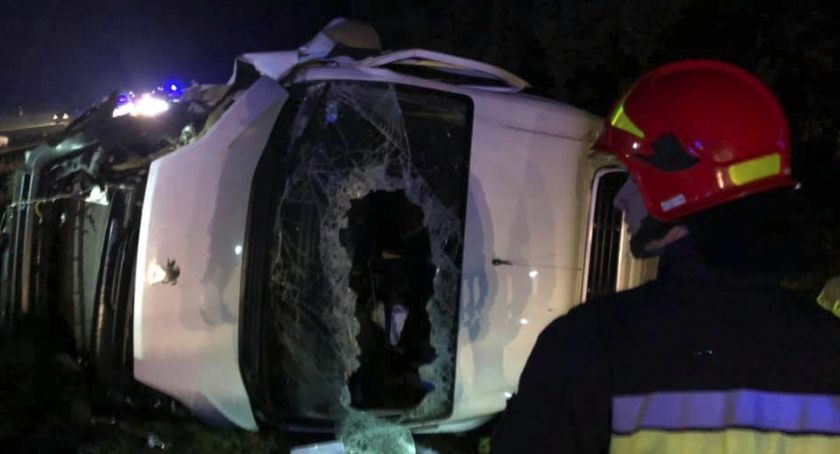 Nocny karambol na trasie Toruń - Bydgoszcz [PILNE]