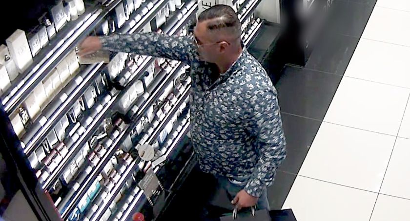 Wszedł do toruńskiej galerii i ukradł drogie towary. Rozpoznajesz go? [FOTO,WIDEO]