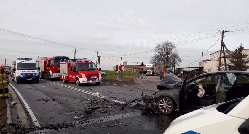 Wypadek na trasie Toruń - Brodnica. Pięć osób zostało rannych [FOTO]