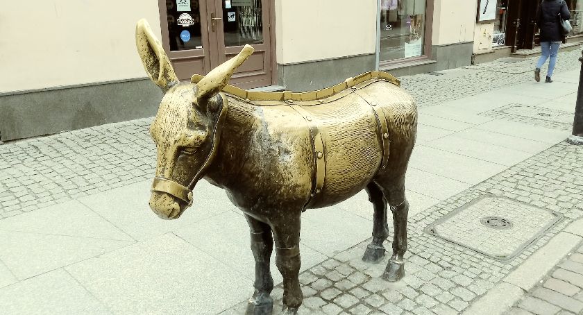 Toruński osiołek uszkodzony. Co się stało z symbolem starówki? [FOTO]