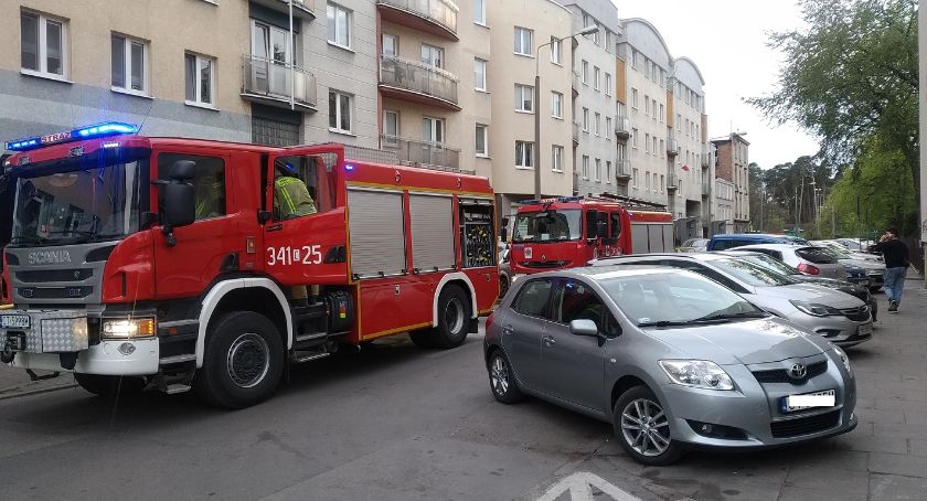 Akcja straży pożarnej na Bydgoskim Przedmieściu [FOTO]