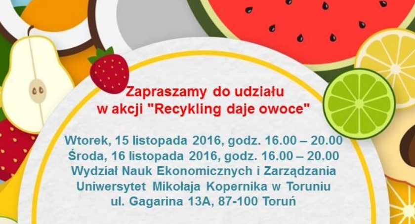  RECYKLING DAJE OWOCE
