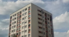Pożar w wieżowcu w Toruniu. Ewakuowano blisko 70 osób