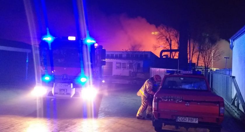 Nasi strażacy gasili ogromny pożar