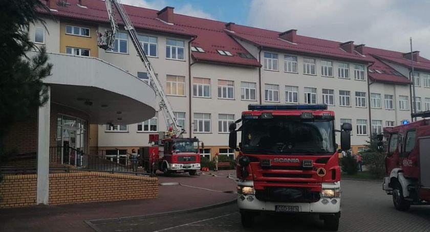 Pożar w szkole