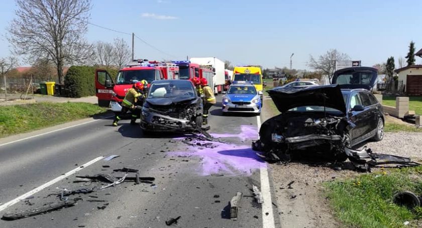 Czołowe zderzenie w Szychowie