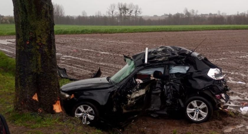 Kierowca BMW zginął na miejscu