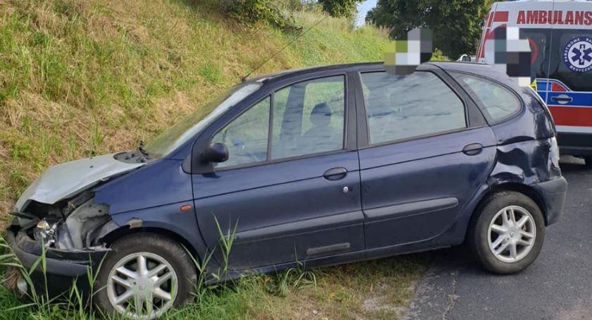 Wpadł do rowu