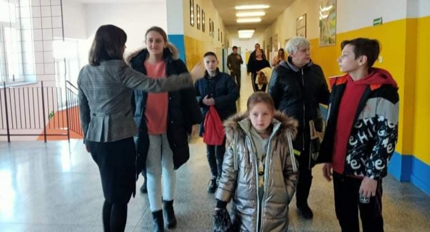 Ukraińskie dzieci w szkole