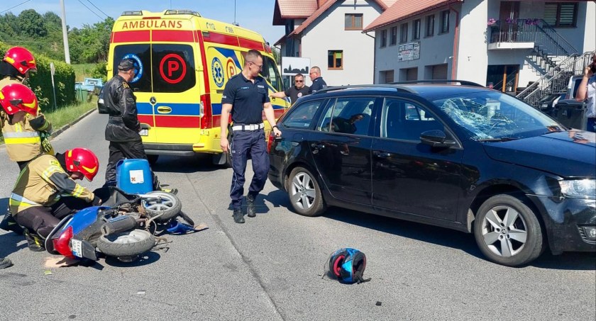 Motocykliści szaleją. Kolejne kraksy na drogach
