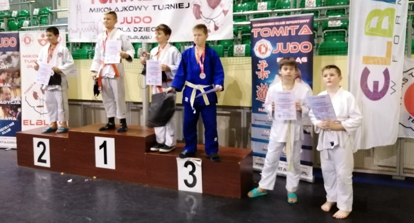 Mistrzowie judo z Gałczewa w akcji