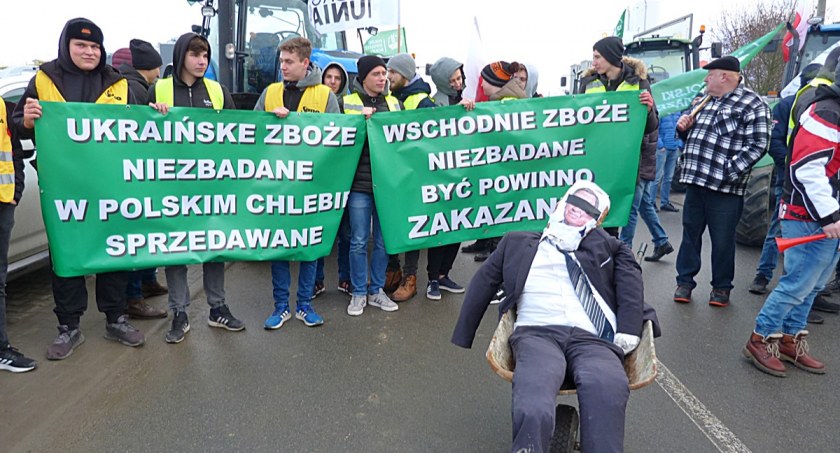 Rolnicy zablokowali Agrolok. Po co?