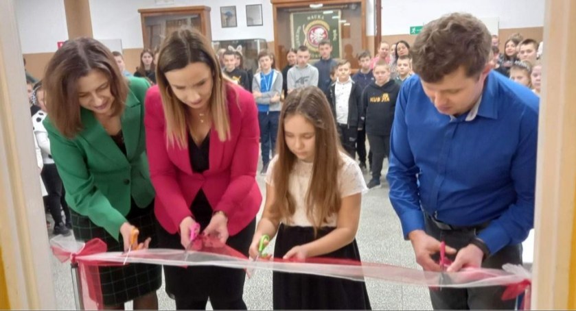 Nowa szatnia w Zespole Szkół w Zbójnie
