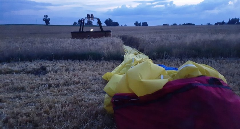 Wypadek z udziałem... balonu