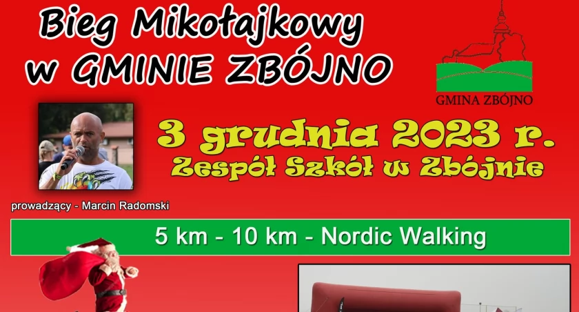 Już w niedzielę Bieg Mikołajkowy w Zbójnie