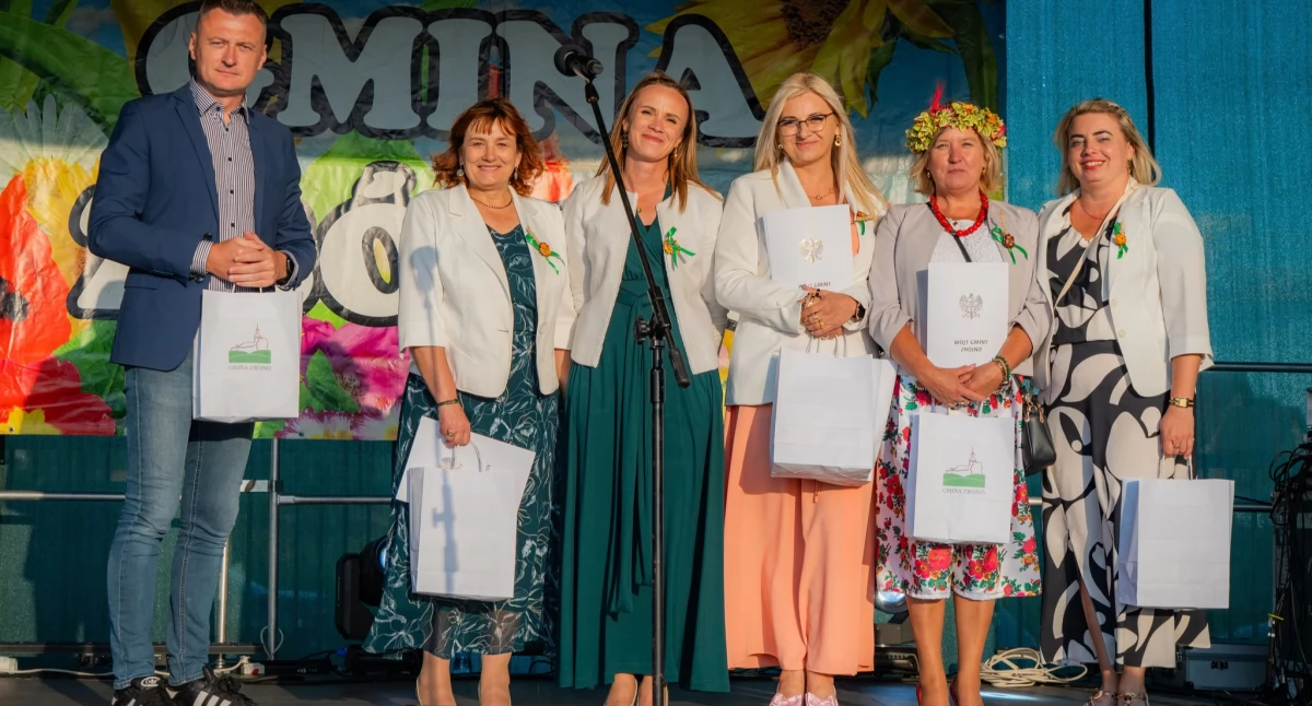 Bawili się na dożynkach w Działyniu