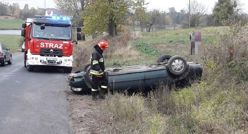 Dachowanie po pijaku w Wojnowie