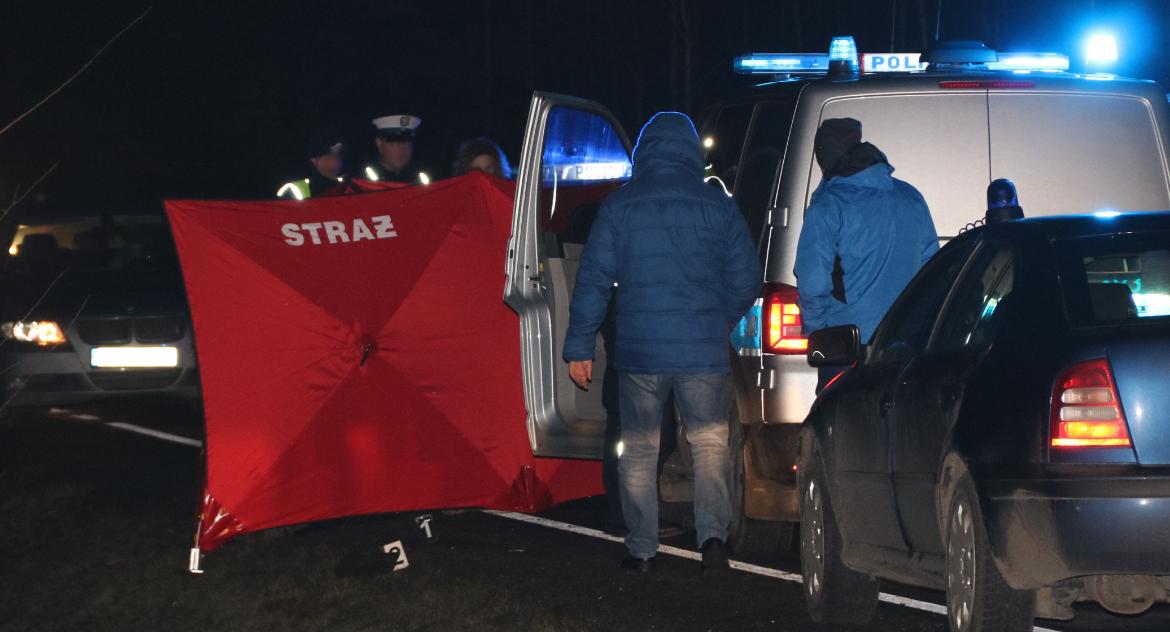 Śmierć rowerzysty potrąconego przez auto dostawcze