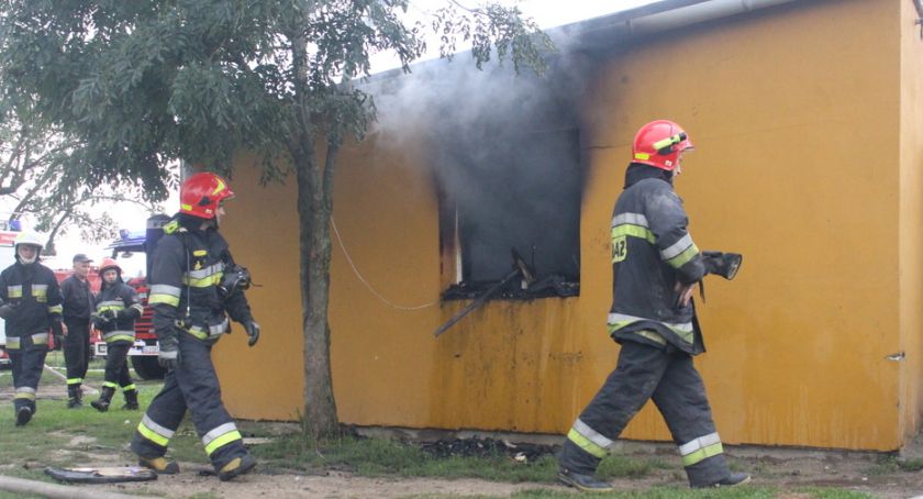 Pożar w piwnicy