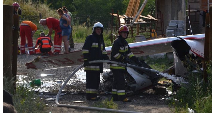 Wypadek awionetki