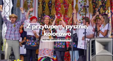 Z przytupem, pysznie, kolorowo. Gminne dożynki w Marcelinie