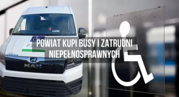 Powiat pozyskał na 760 tysięcy z PFRON. Pieniądze pójdą na busy i zatrudnienie