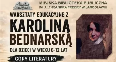 Warsztaty Edukacyjne z Karoliną Bednarską w Miejskiej Bibliotece w Jarosławiu 