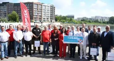 Czarne punkty wodne oznaczone