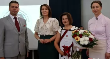 Pożegnanie Dyrektor ZS im. Bolesława Prusa Doroty Orłowskiej