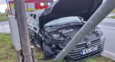 Wypadek kandydata na premiera Przemysława Czarnka po spotkaniu w Kaliszu