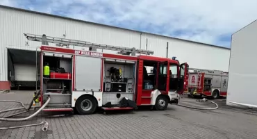 Pożar w powiecie świeckim. Ewakuowano 200 osób