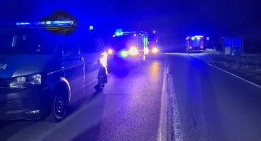 Nocna akcja ratownicza w Mchówku