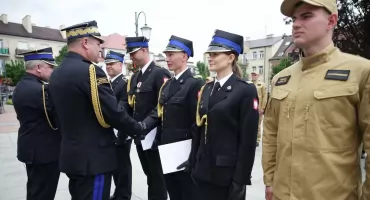 Strażacy świętowali w Przasnyszu. Były odznaczenia, awanse i słowa uznania